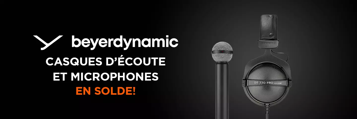 Obtenez un son professionnel � prix abordable avec Beyerdynamic.